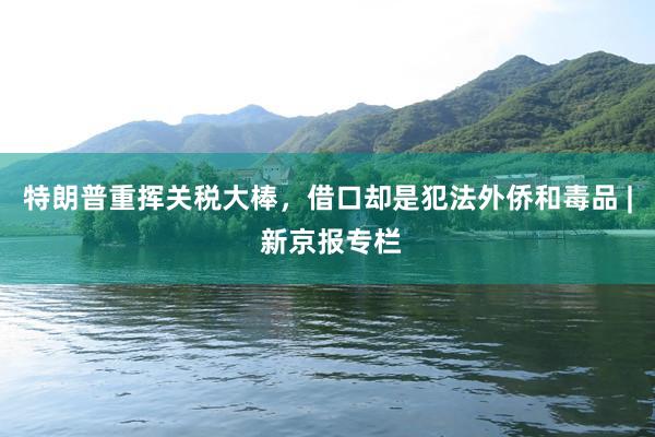 特朗普重挥关税大棒，借口却是犯法外侨和毒品 | 新京报专栏